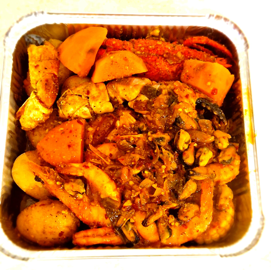 (NEW) Original standard seafood boil with potatoes & sweet potatoes( serves 1)