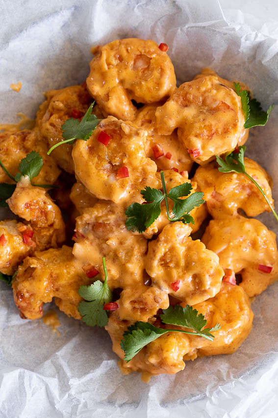 Slap bang prawns