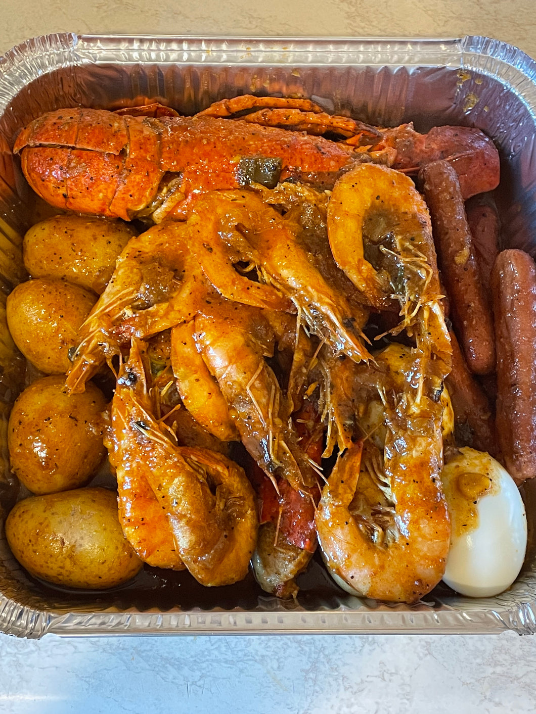 Combo Boil( NO CRAB NO MUSCLES) serves 1